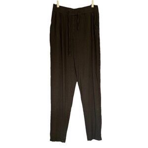 Cozy Earth Women's Small Black Bamboo Viscose Lounge Pants Soft Stretch EUC